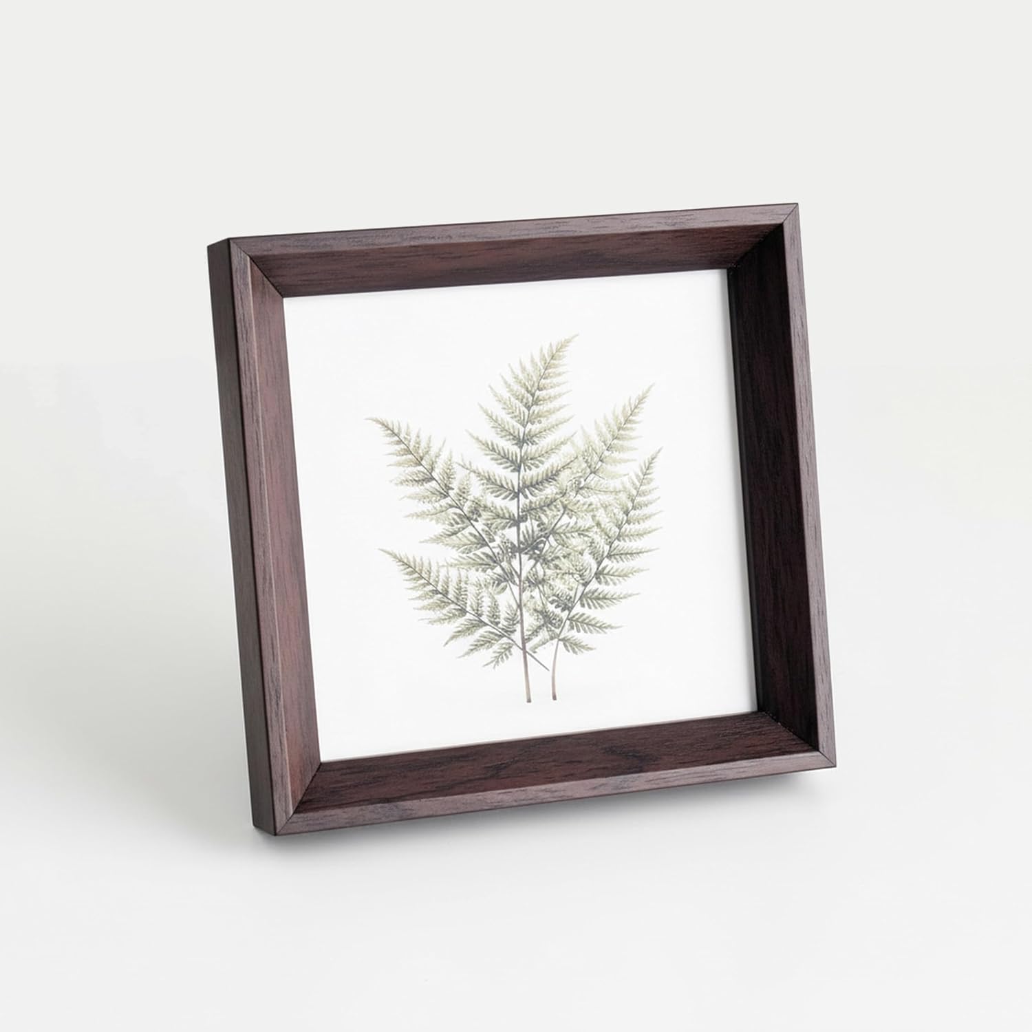 A3 Picture Frame, Walnut Color MDF Wood Photo Frame with Plexiglass Front, Wall Display