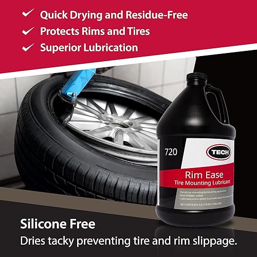 Miniatura 9 de Facilidad de llantas hace que el montaje y desmontaje de neumáticos sea rápido y fácil, la fórmula sin petróleo y silicona proporciona una excelente