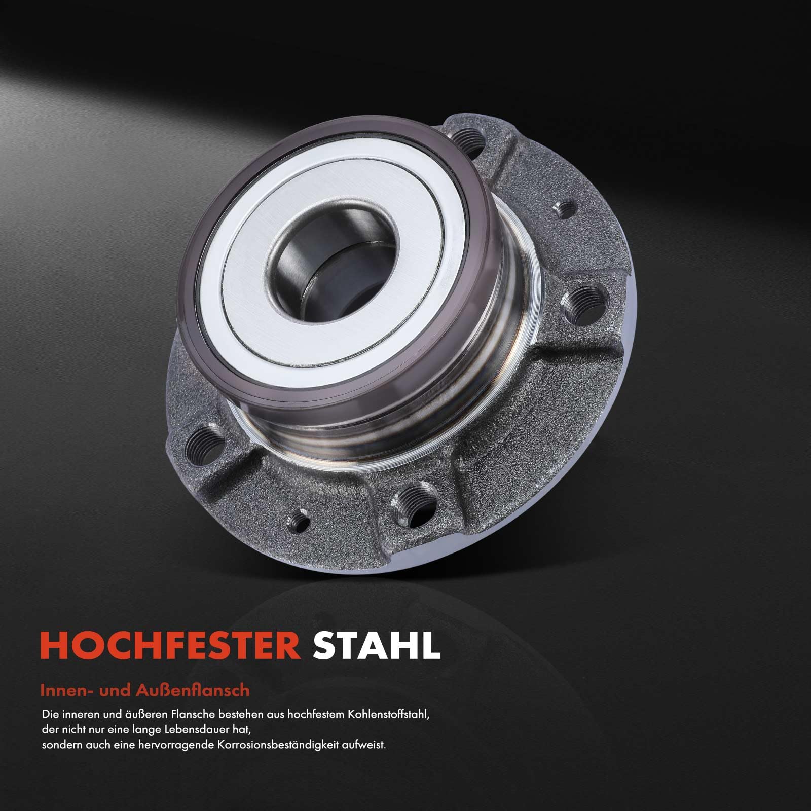 Frankberg Roulement De Roue Kit Essieu Arrière à Bride ⌀128 Avec Anneau Magnétique ABS - Compatible Peugeot 508 SW I 8E & 508 I 8D