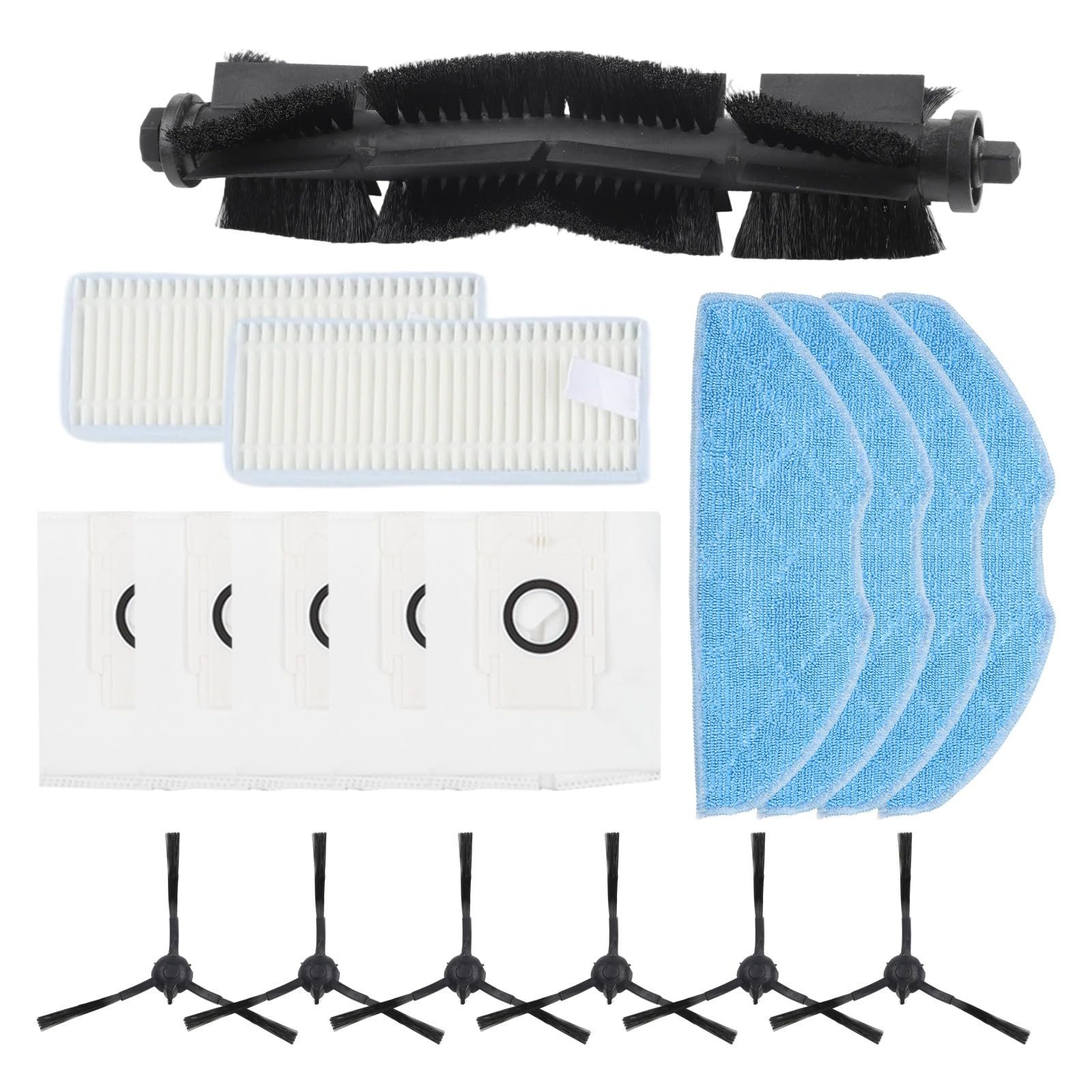 Kit para Botslab S8 Plus con paños de microfibra y piezas de repuesto de alta resistencia