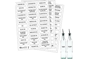 Talented Kitchen Oil and Vinegar Labels