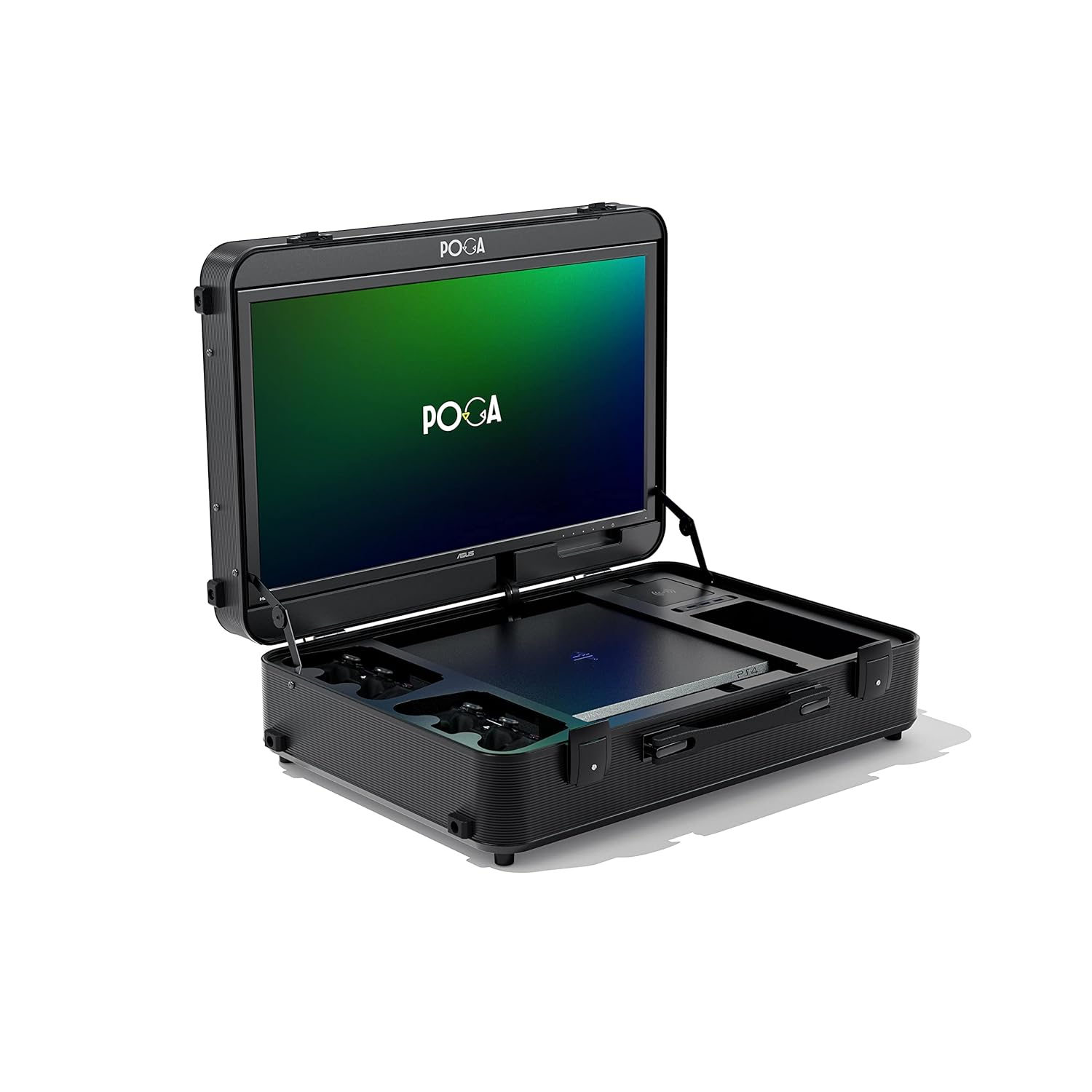 POGA PRO Premium Portable Console Travel Case incl. Trolley and 21,5'' ASUS Gaming