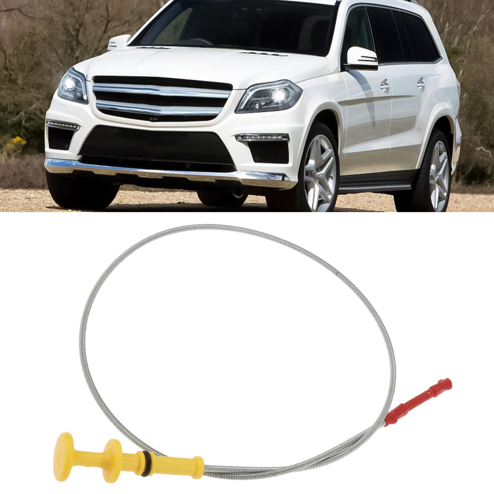 1x Varilla de medición de aceite de motor A6420104172 Compatible con Mercedes-Benz GL350 2013-2016