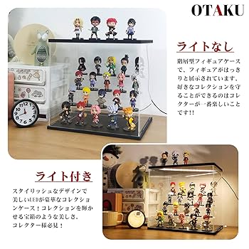 アクリルケース フィギュア ディスプレイ コレクションケース 台座 扉式 Amazon.co.jp: フィギュアケース アクリルケース ディスプレイ