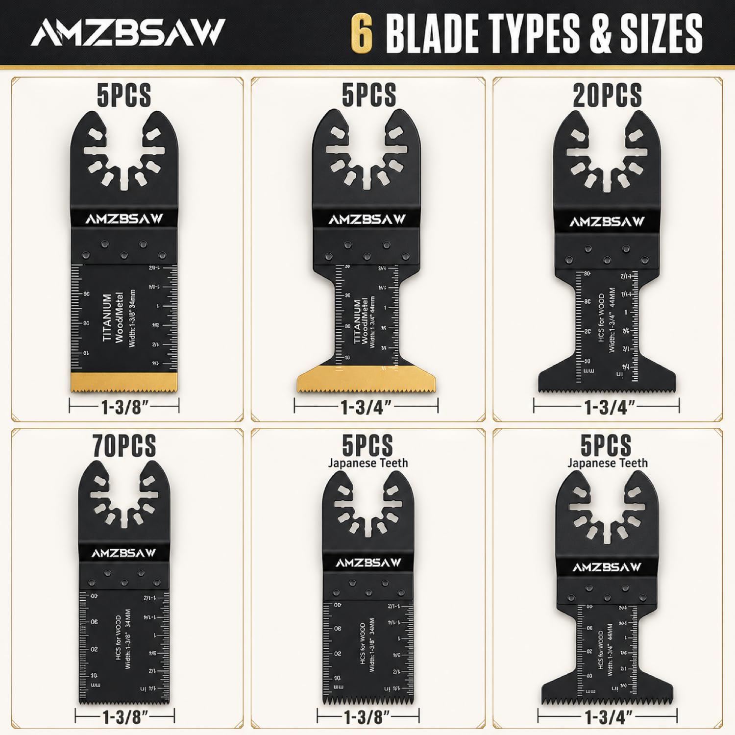 AMZBSAW Set di 110 utensili girevoli a sgancio rapido per Bosch Dewalt Milwaukee Ryobi a sgancio rapido per Bosch Dewalt Milwaukee Ryobi