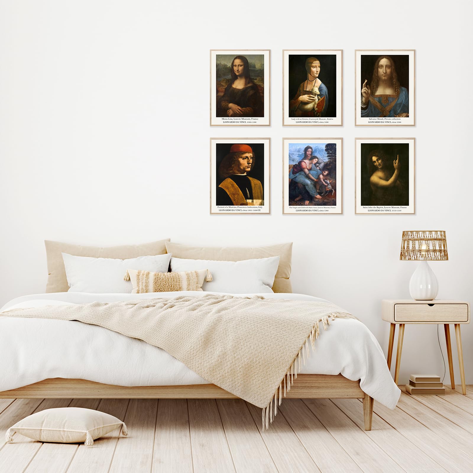 Runa Art Photo Wallpaper Collage Leonardo Da Vinci Modern Non-Woven Living Room Bedroom Made In Germany Brown 9319010a - View #5