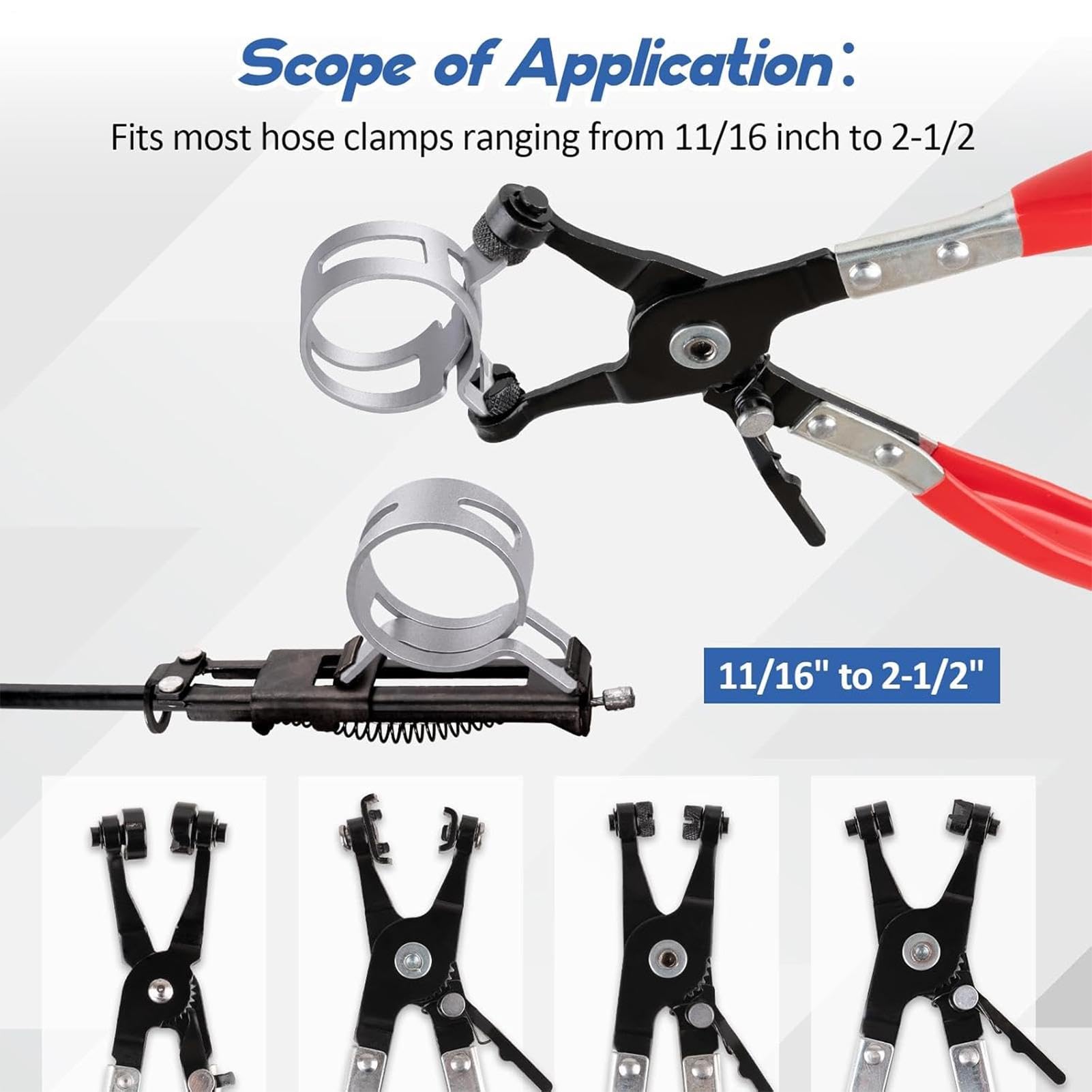 Kit Pinces Pour Collier De Serrage 9 clés de déconnexion électrique