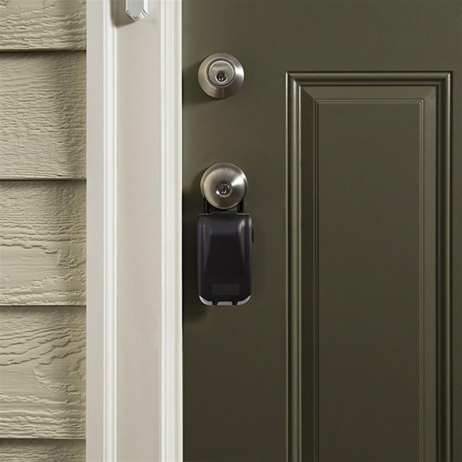 Cassaforte, cassaforte per la casa, Serratura Esterna Chiave Cassetta Di Sicurezza Chiavi Scatola Di Immagazzinaggio Lucchetto Usa Quadranti Luminosi Chiavi Di Blocco Password Gancio Scatole Organizer
