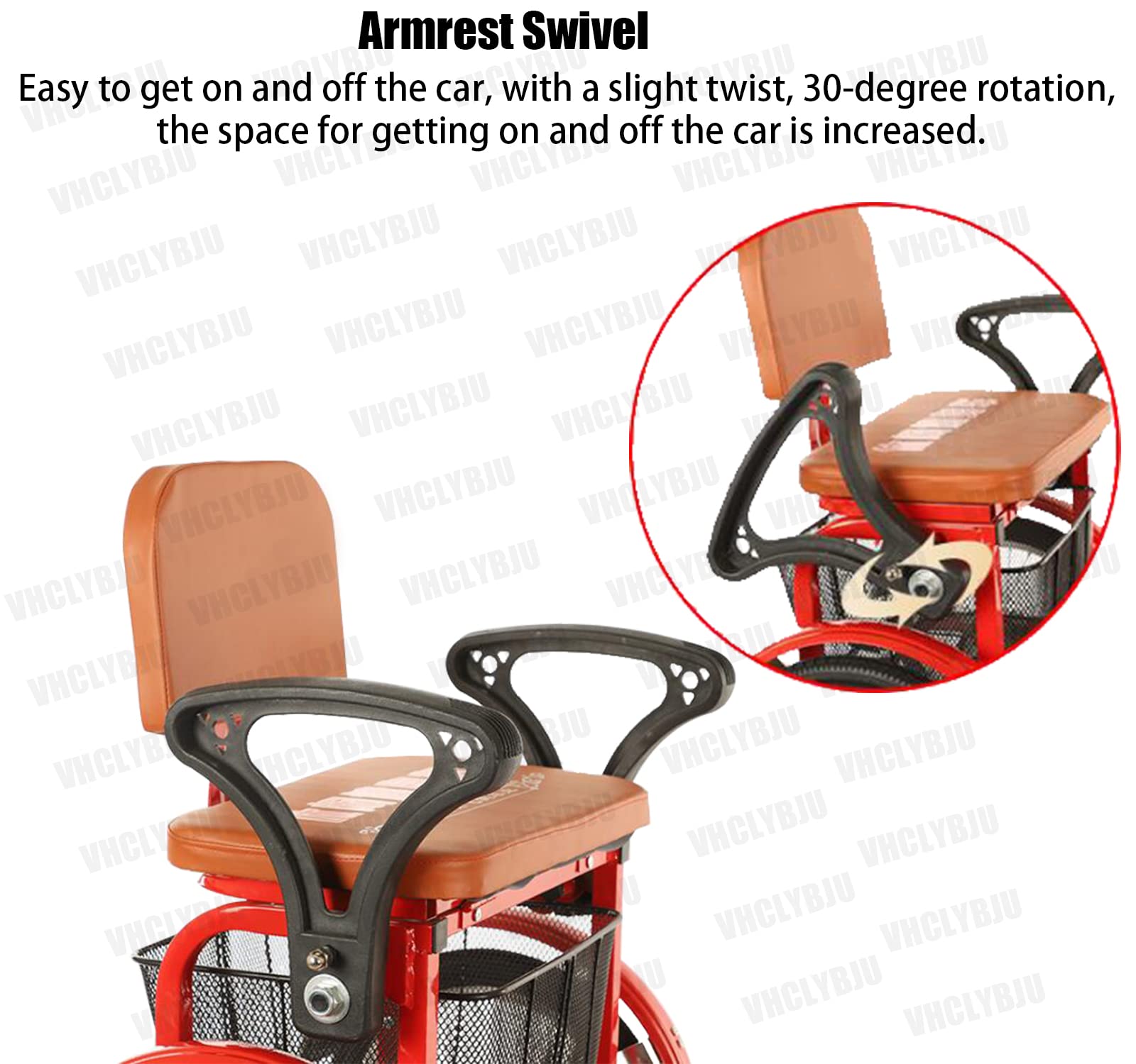 Triciclo per adulti per donna Triciclo pieghevole da 20 pollici con sedile posteriore + cesto allargato per due persone per viaggiare triciclo carico massimo 390 libbre (BLACK)