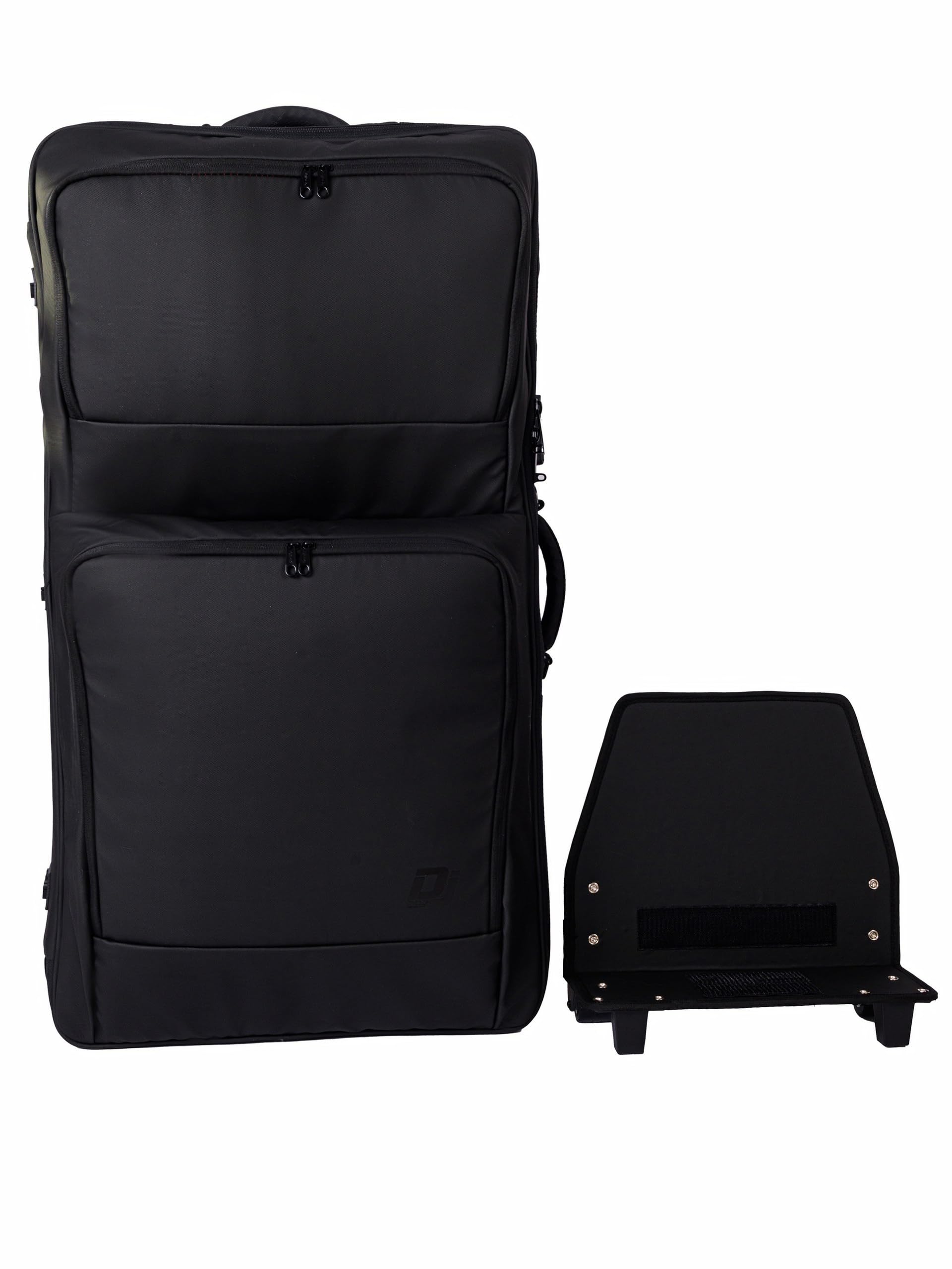 DJBAG-K-LARGESTSE, Schwarz, Extra großer Koffer mit Rollen für DJ-Controller