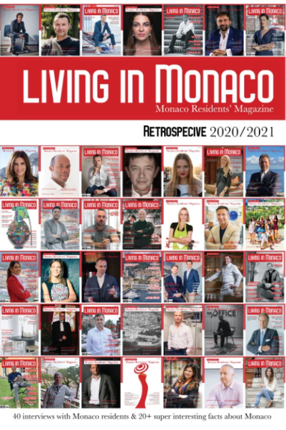 Buy Living in Monaco . Monaco Residents' Magazine RETROSPECTIVE 2020/2021 Online at desertcartUAE
