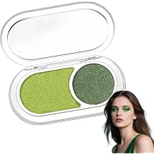 Eyeshadow Duo,Shimmer Eyeshadow Double Colors Palette,Shimmer Glitter Eyeshadows,Eye Makeup,High Pigment Eye Shadow Powder,Bright Eye Shadow,Durable and Long-Lasting Waterproof Makeup Palette02#