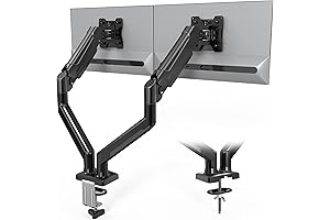 BONTEC Dual Monitor Desk Mount: Ergonomic Workstation Solution