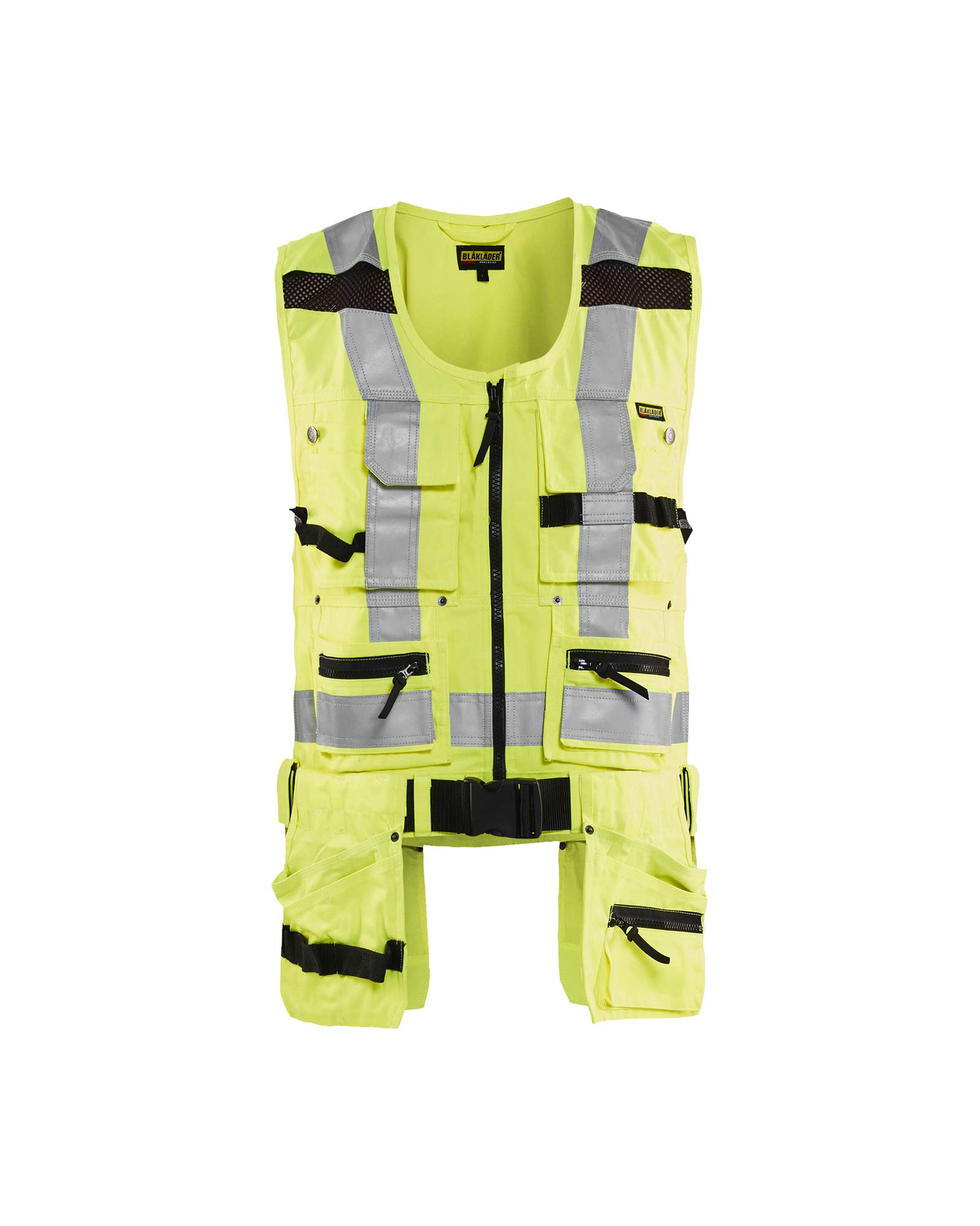 Blaklader 30321804 GILET D'OUTILS HAUTE VISIBILITÉ, Jaune, taille L