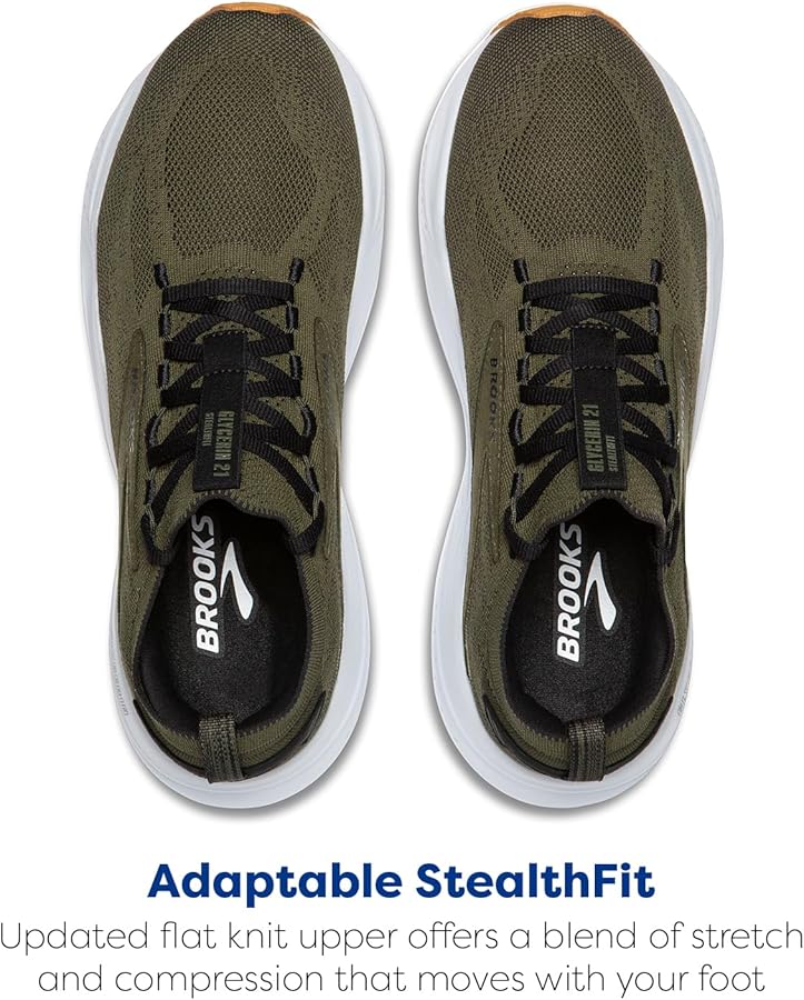 スパイク・シューズ Brooks Glycerin StealthFit 21 27cm Mens Brooks Glycerin Stealthfit 21 Running Shoe