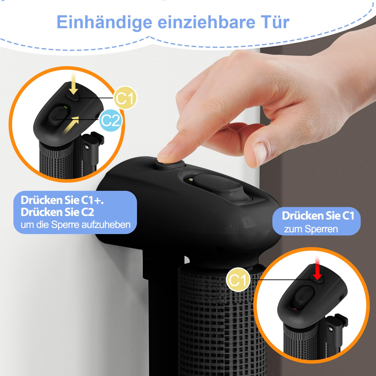 Rejilla protectora para puerta extensible de 300 cm, para bebés, 89 cm de alto, para bebés, extra ancha, para escaleras