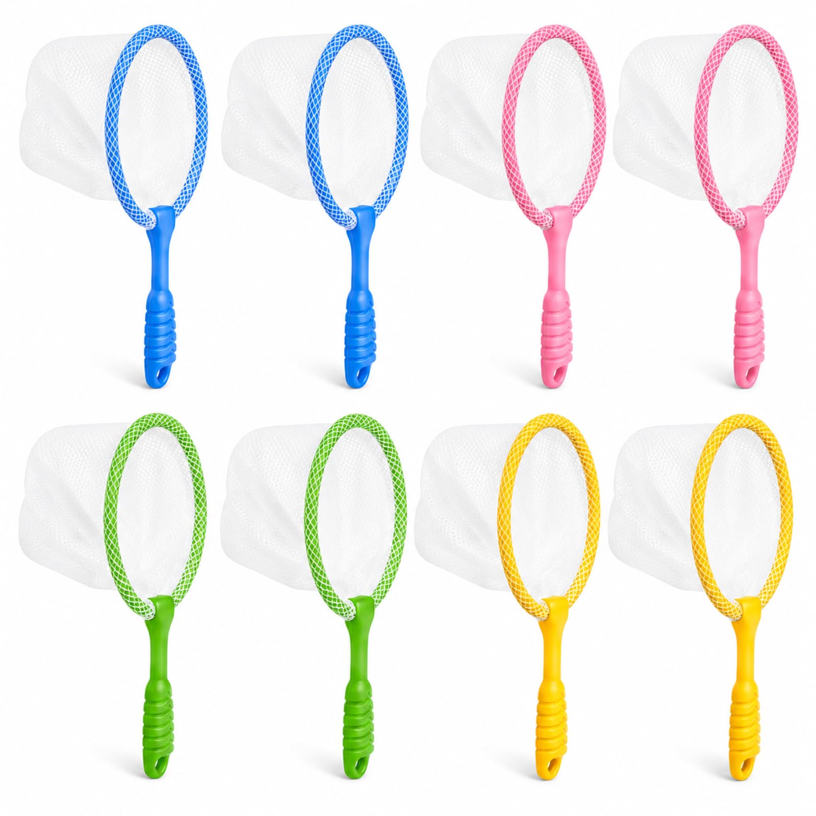 8Pcs Fishing Net, Small Net, Set of Nets for Fishing Activities with Carrying Case, for Outdoor Use
