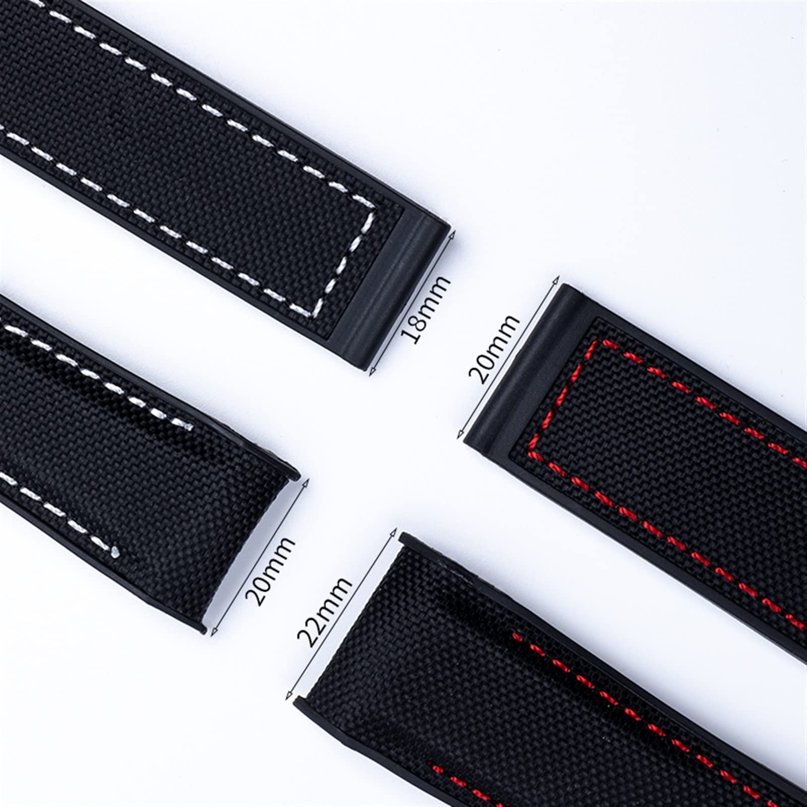 XMKT 20 mm 22 mm nylonowy pasek gumowy do paska Omega Seamaster Planet Ocean zapięcie do paska akcesoria bransoletka łańcuch