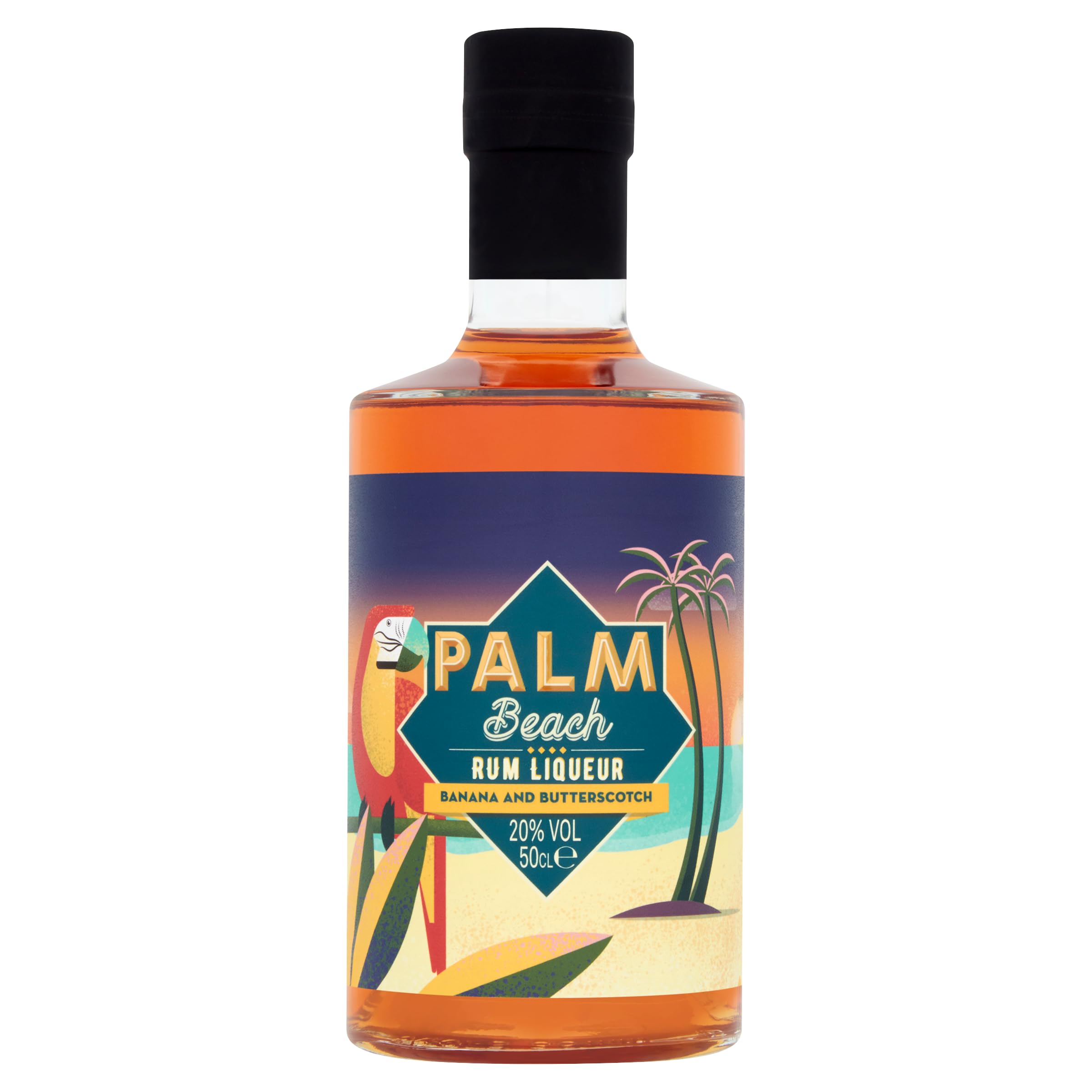 Palm Beach Banana & Butterscotch Rum Liqueur 50cl, 20% abv