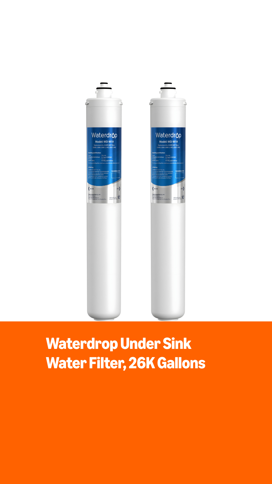 Amazon.com: Waterdrop I2000 2 Water Filter Replacement for Pentair