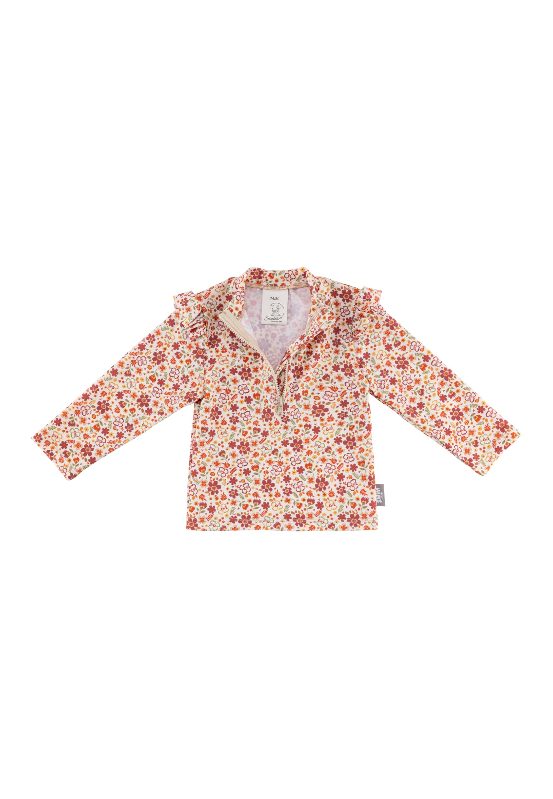 Sterntaler Badeshirt Langarm Blumen Ensemble de Maillot de Bain Bébé Fille