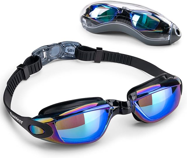 DasMeer Swimming Goggles, No Leaking Anti Fog UV Protection Swim Goggles for Adult,Men,Women,Teenager