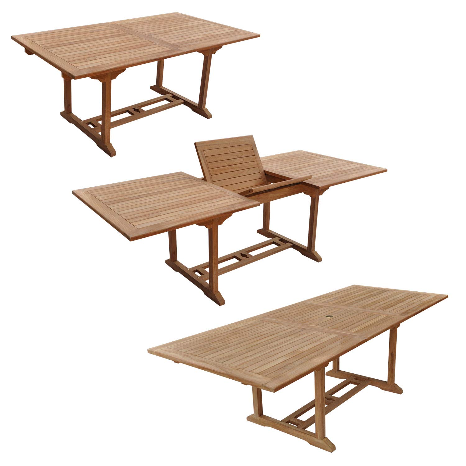 Sedie da Giardino Impilabili 8 pz con Cuscini Massello di Teak