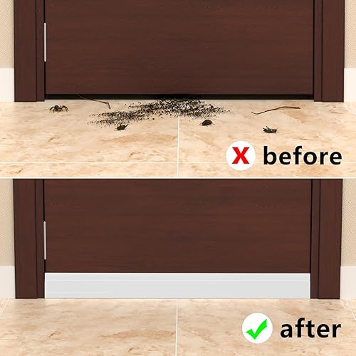 Miniatura 2 de Tope de corriente de puerta enorme, tapón adhesivo fuerte para parte inferior de la puerta para puertas exteriores e interiores, larga duración,