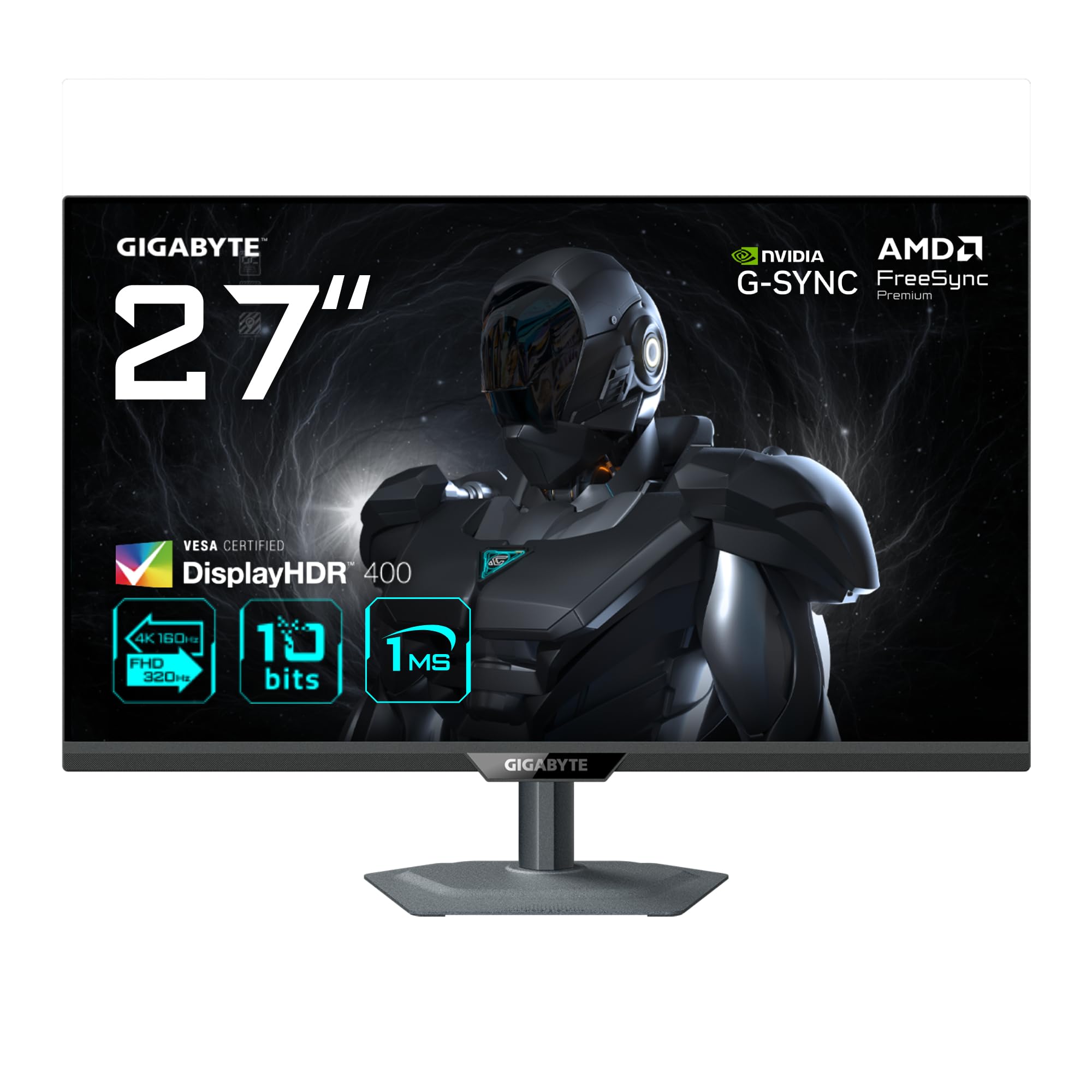 Monitor Gigabyte G27U 27" UltraHD 4K 160Hz 1ms SS-IPS FreeSync Premium HDR400 HDMI 2.1