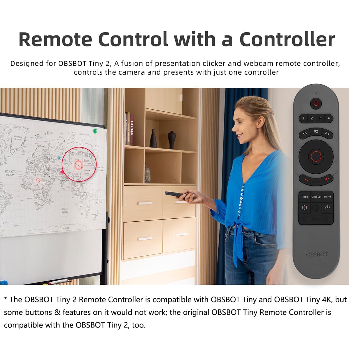 Snapklik.com : Tiny 2 Remote Control, Smart Remote For Tiny 2 Lite/Tiny ...