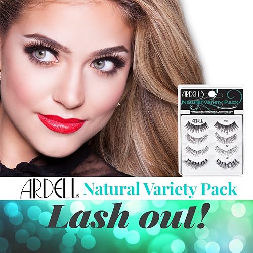 Miniatura 4 de Ardell Paquete variado natural de pestañas postizas Best of 4 pares de pestañas postizas naturales