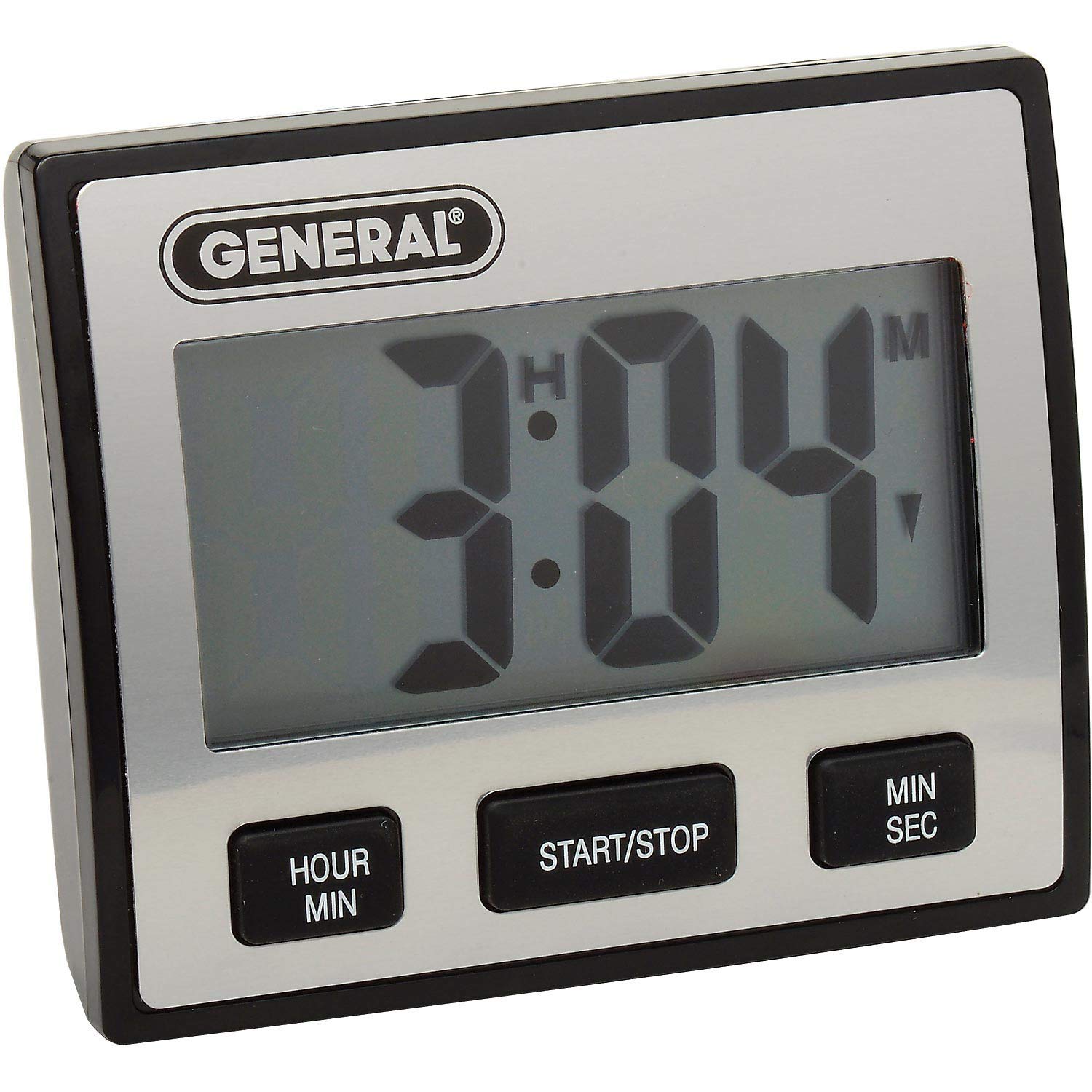 General Tools Temporizador LCD, impermeable con pantalla gigante (TI110)