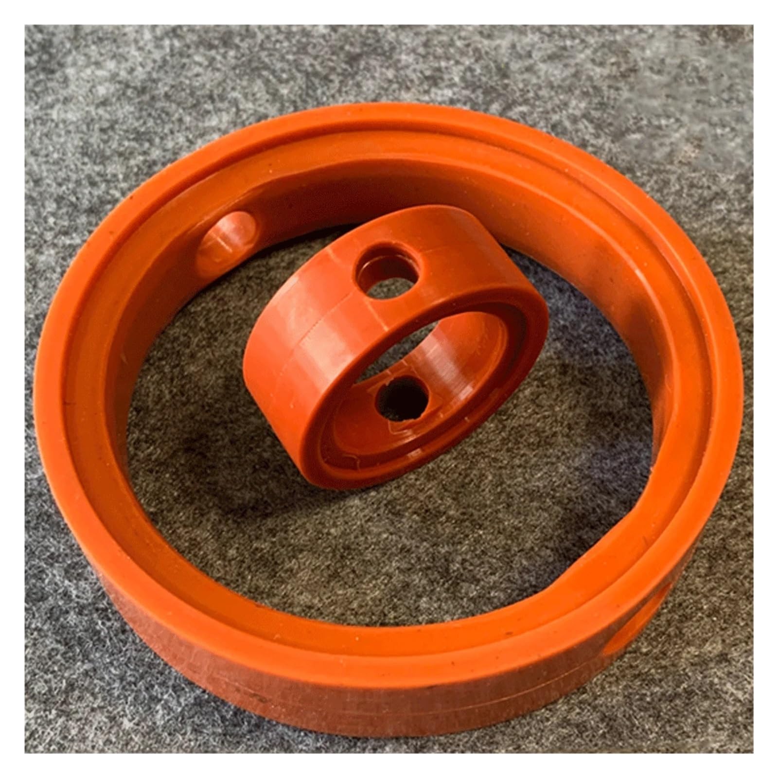 Junta de sellado de silicona VQM roja DN22/25/32-150 for válvula (Tamaño : DN125)