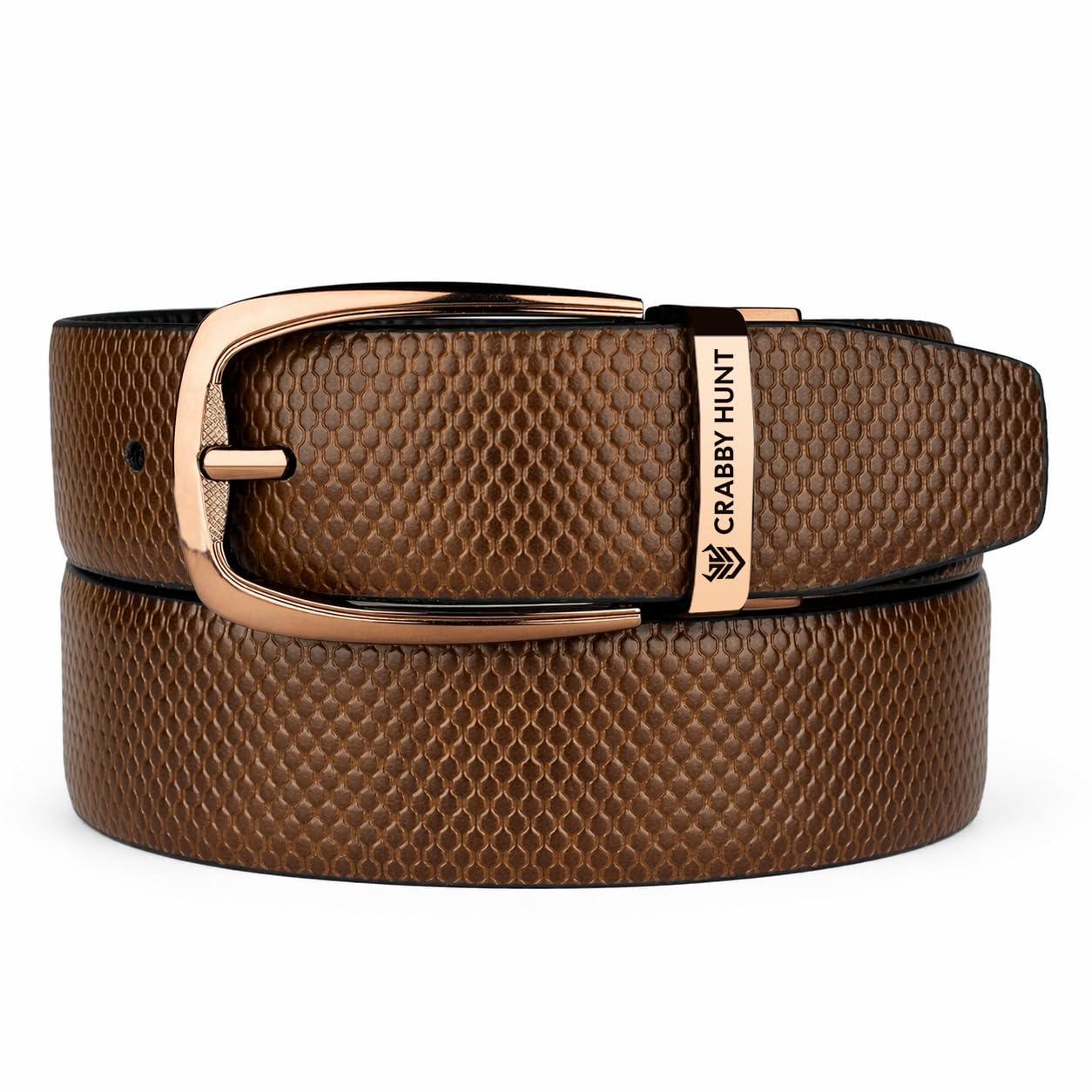 Buy CRABBY HUNT Men's Reversible Leather Belt – Brown & Black Dual