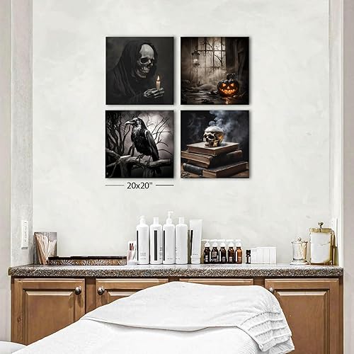 Miniatura 267 de Decoración rústica de cabaña, arte de pared de oso de vida silvestre, bosque, guardería, águila, lobo, alce, ciervo, imágenes para sala de estar,