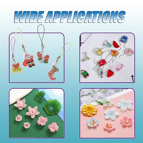 Miniatura 4 de Hojas de plástico retráctil imprimibles, papeles de películas retráctiles para niños, 6 hojas translúcidas de 8.3 x 11.7 pulgadas para impresora de