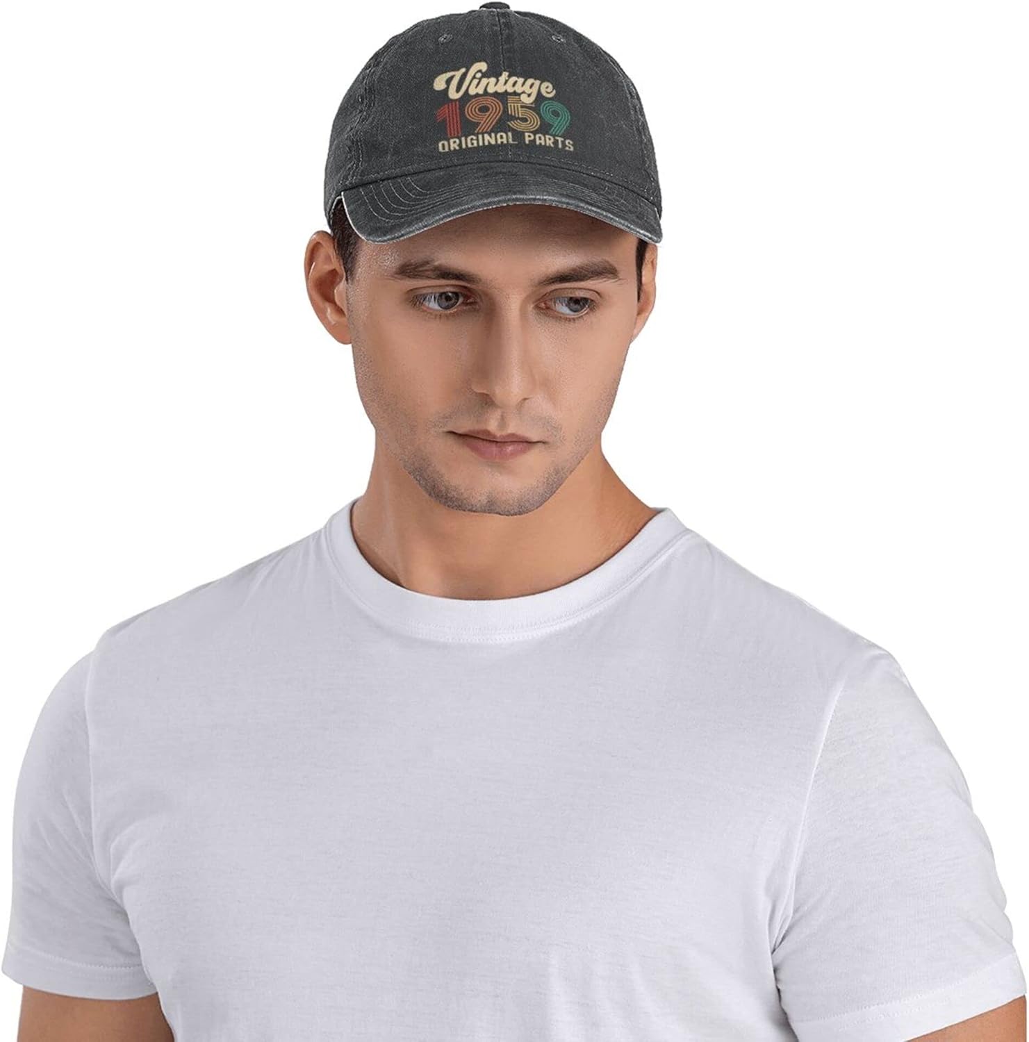 71th 70th 69th 68th 67th 66th 65th 64th 63th 62th Birthday Gift Vintage 1954 1955 1956 1957 1958 1959 1960 1961 1962 1963 Hat - Image 3