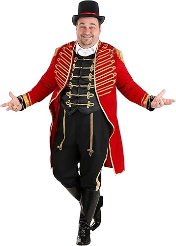 Disfraz de maestro de ceremonias de talla grande para hombre