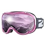 ZIONOR Lagopus Ski Snowboard Goggles UV Protection Anti fog Snow Goggles for Men Women Adult Youth