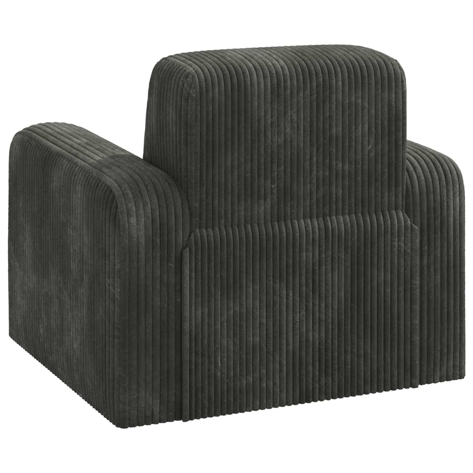 vidaXL Sessel Anthrazit Cord, Moderne Sessel, stylische Sitzgelegenheit für Wohnzimmer, Schlafzimmer, eleganter Lounge-Stuhl, weicher Komfort