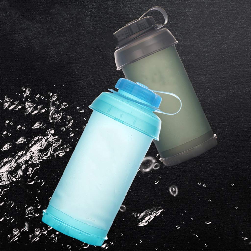 Faltbare Wasserflasche, Draussen 750 Ml Hohe Kapazität Reisewasserkocher Joggen Multifunktion
