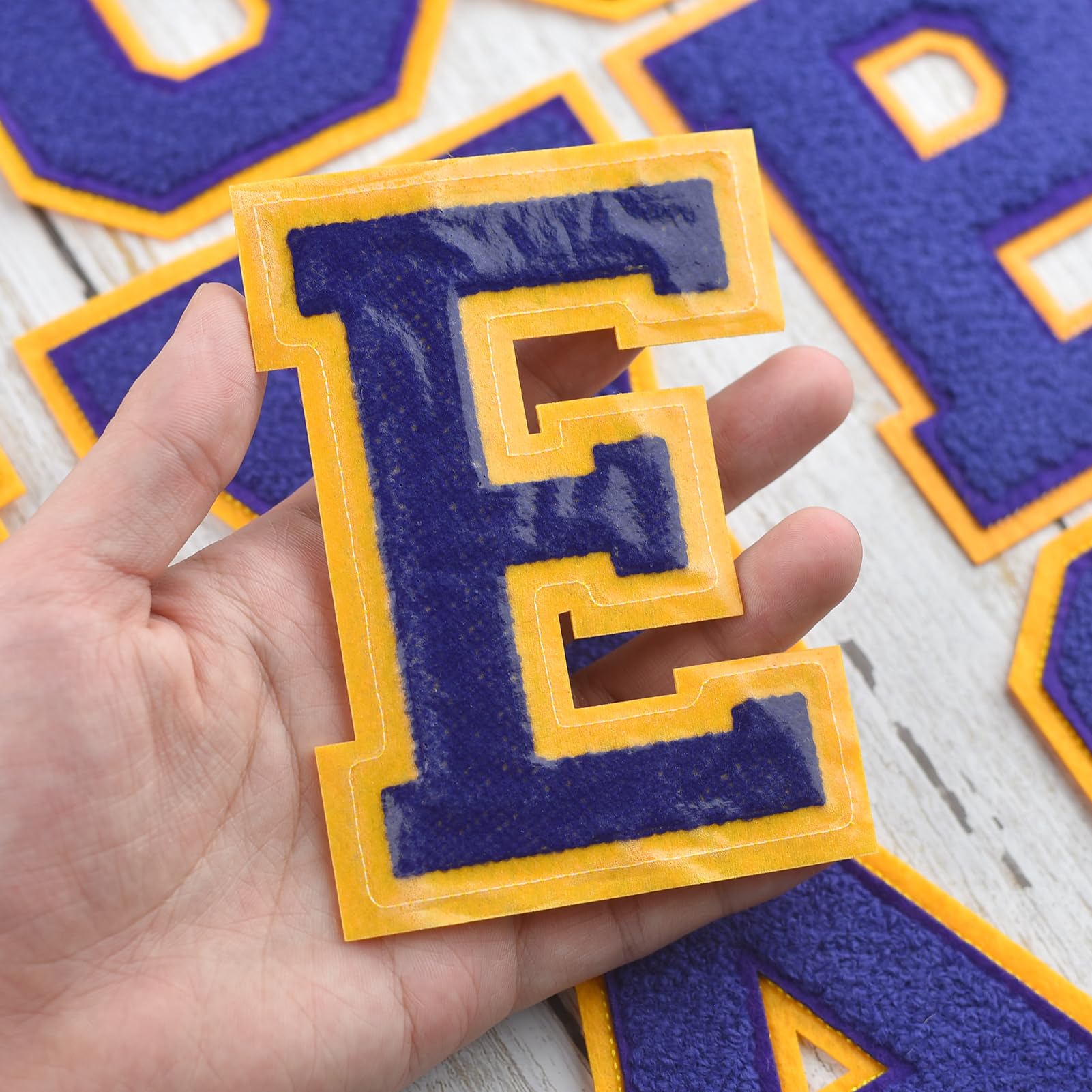 Iron On Patches Letters 26 Pieces Letter Patches Letterman Jacket ...
