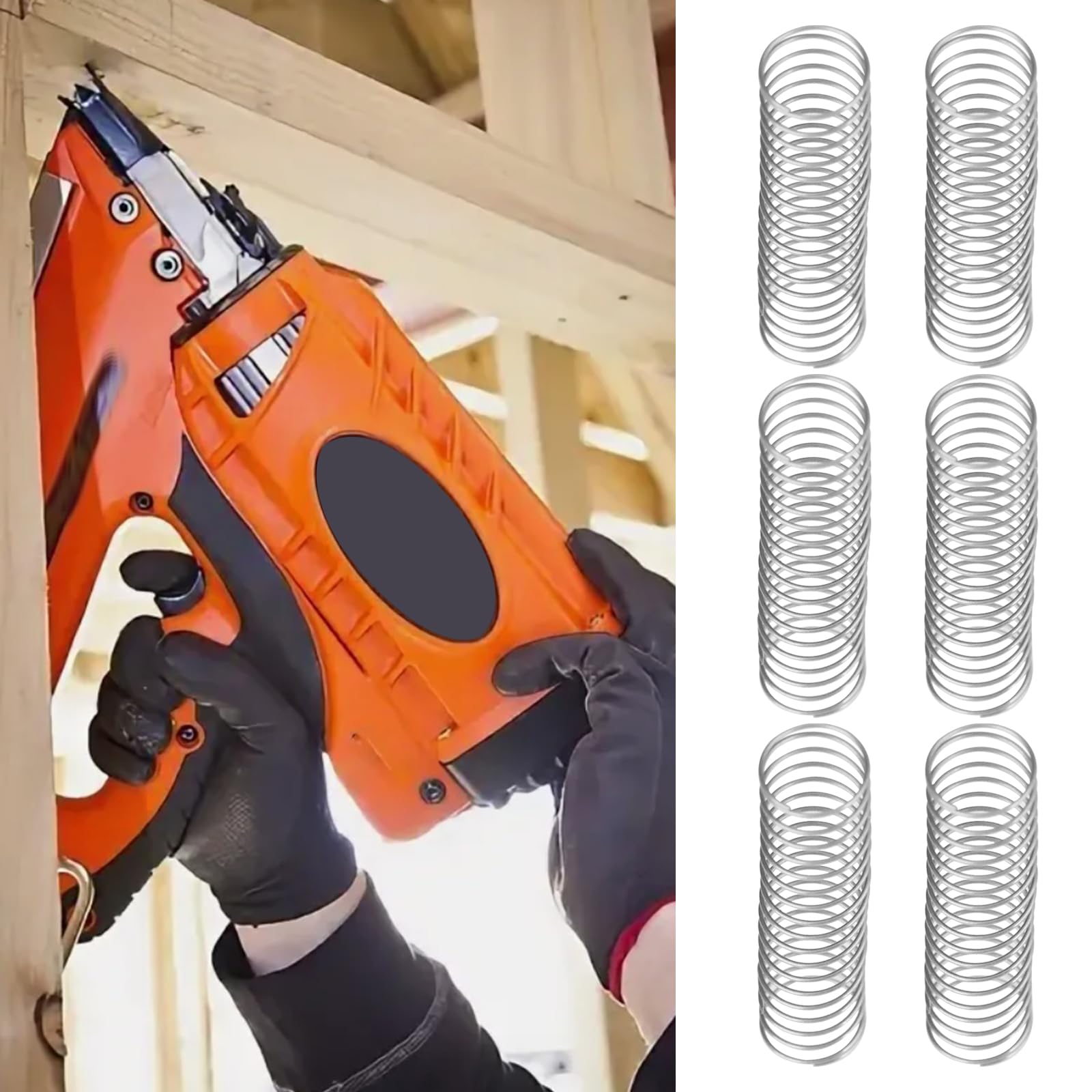 Create idea 10pcs Nail Gun Springs 18x4x0.2mm Replace 404411 Compatible with Paslode IM350 - Image 3