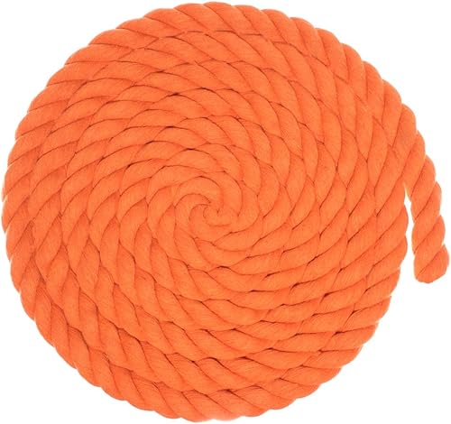 Miniatura 45 de West Coast Paracord - Cuerda de algodón natural trenzada de 3 hebras, 1/4, 1/2, 5/8, 3/4 y 1 pulgada de diámetro, 10, 25, 50, 100 pies
