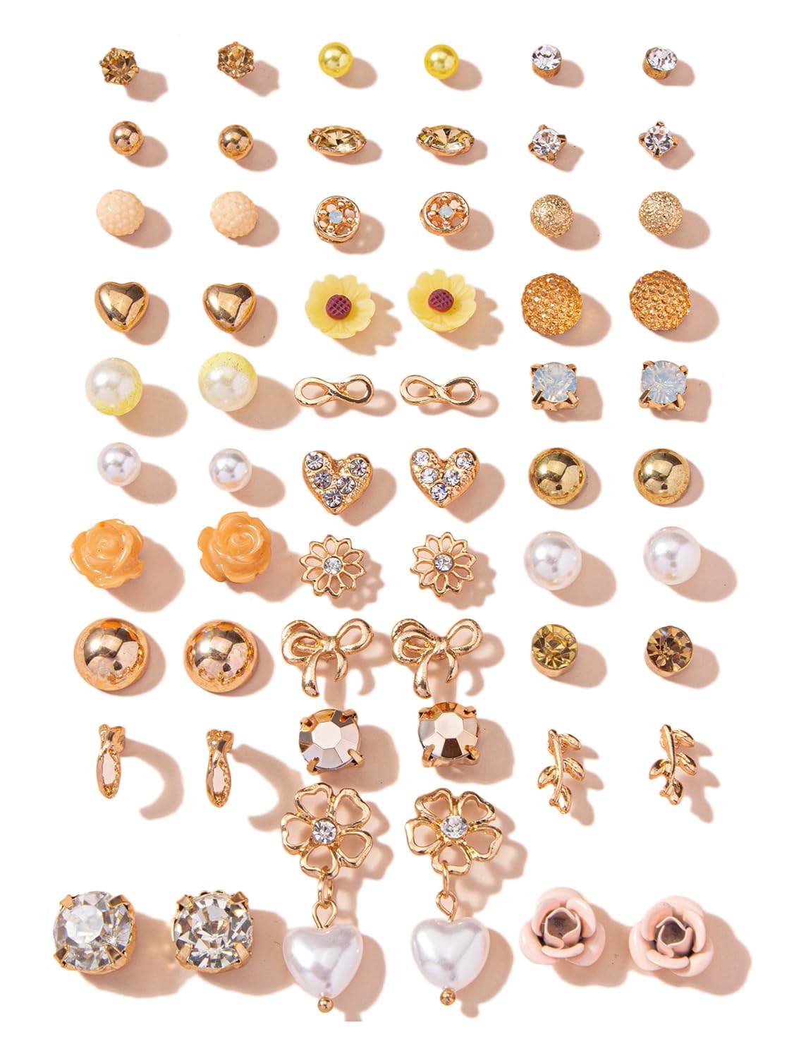 Shining Diva Fashion 30 Pairs Combo Latest Stylish Fancy Crystal Pearl Earrings for Women and Girls (15635er) (B0CXDL56QX) Amazon Price History, Amazon Price Tracker