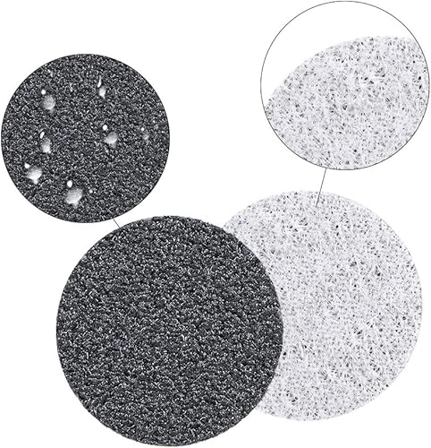 Miniatura 4 de uxcell Disco de lijado de gancho y bucle de 1 pulgada de carburo de silicio húmedo/seco grano 60/100/150 surtido 60 piezas