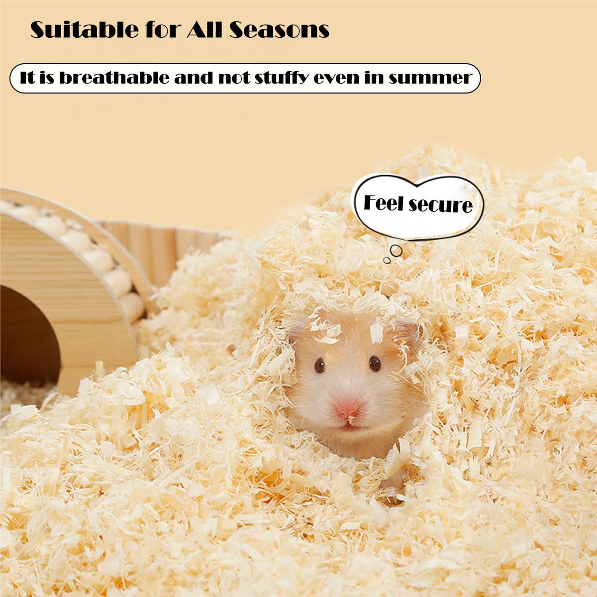 ZYYRSS 1000g Hamster Bedding, Sawdust, Wood Shavings - Image 4