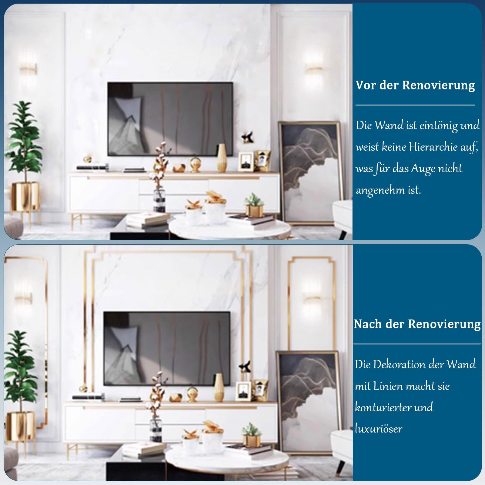 UProfile Übergangsstreifen aus Aluminium, 100 cm, wasserdicht, Bodenverkleidung für Fliesen, Laminat, Holz, Vinyl, dekoratives Metallprofil (schwarz, Breite: 20 mm), 3 Stück
