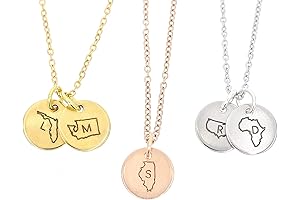 Personalized Silver Moving Gift Necklace: A Timeless Keepsake for Graduation