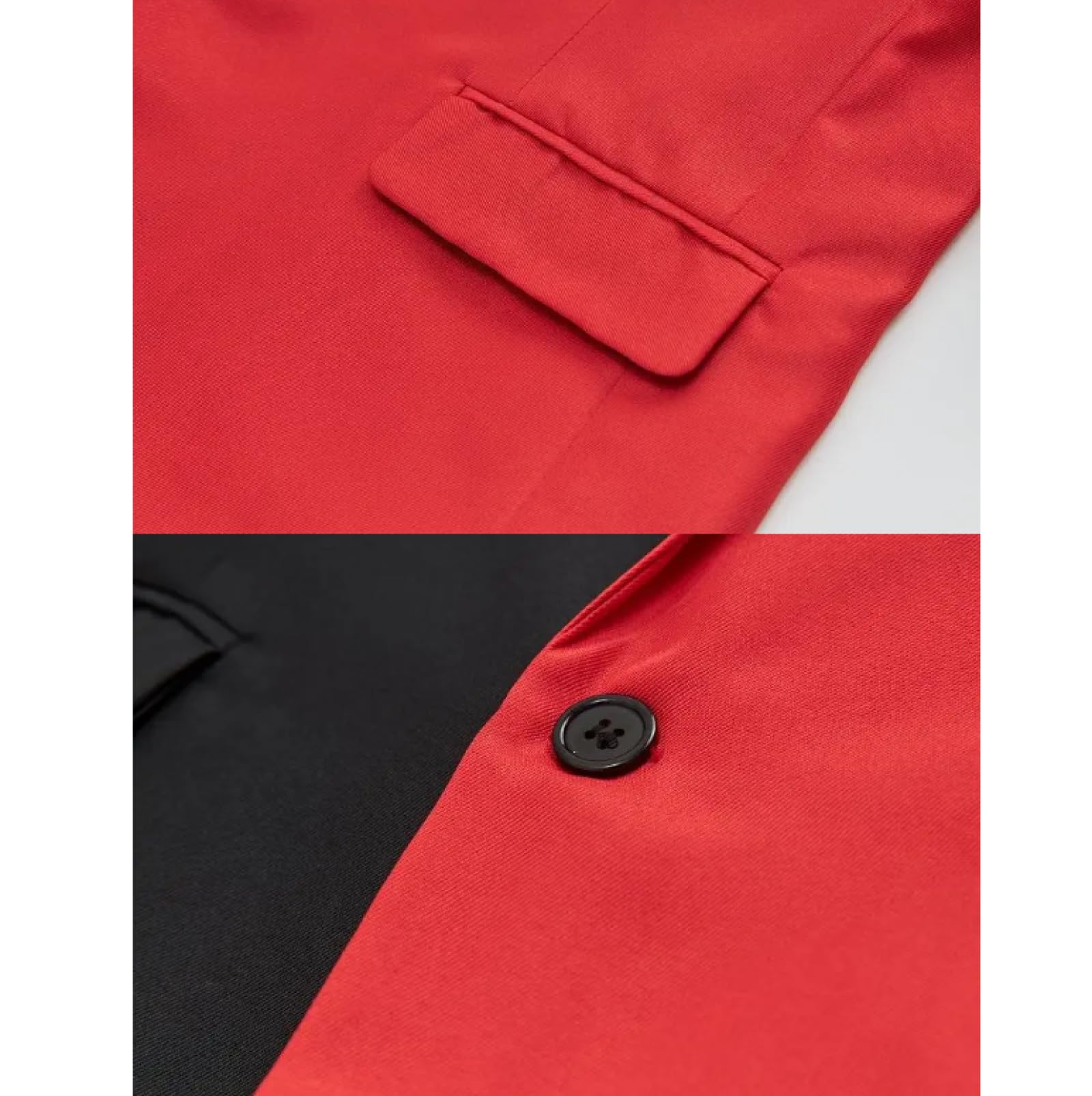 Sakkos Anzüge Farbiger Anzug Mantel Schwarz Weiß Doppel Fit Business Freizeit Anzug Jacke Mantel